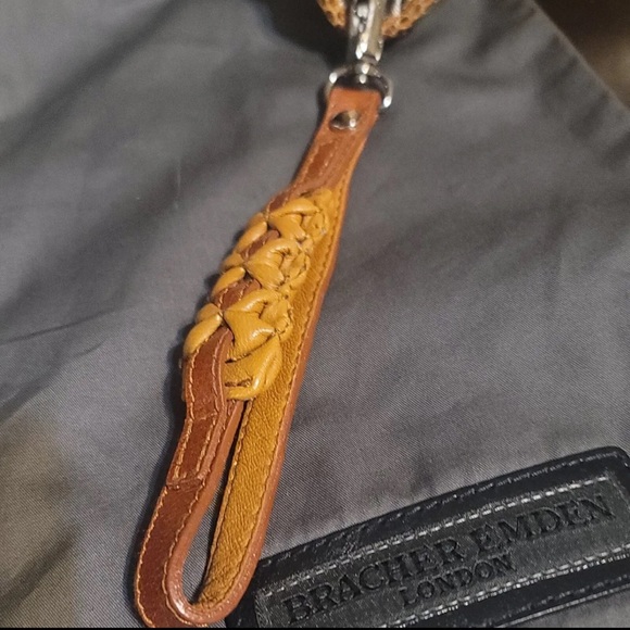 Women's Bracher Emden London Swarovski Crystals Metallic Leather Clutch - Picture 6 of 6